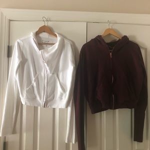 Set of two Frank & Eileen Sweatshirt Style Jackets